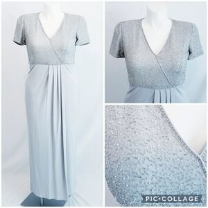 Jovani Beaded Silk Formal Gown Mother of the Bride Dress Gown